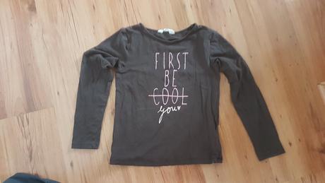 Nátelník/tričko s dlhým rukávom 122/128, h&m,128