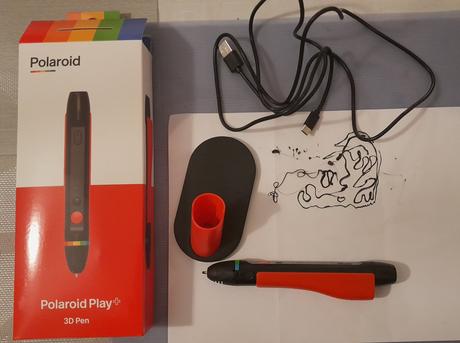 3d pero polaroid play + 22 filamentov, 