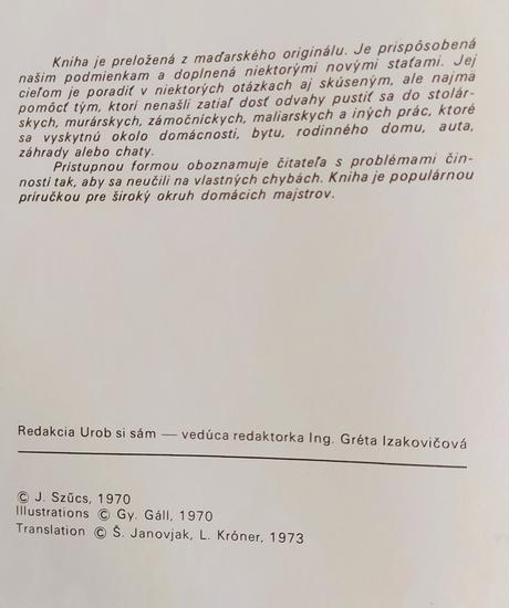 Abc domáceho majstra (1970), 