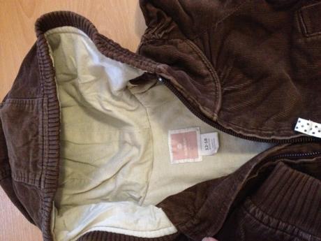 Menčestrová bundička, old navy,80