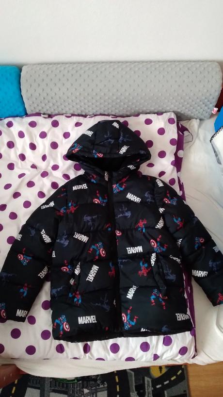 Zimná bunda spiderman č.122/128, 122