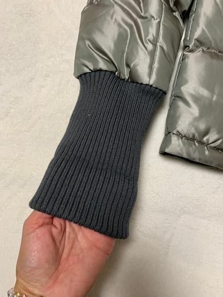 Tmavostrieborná prešívaná vetrovka zn. uncs, l / m