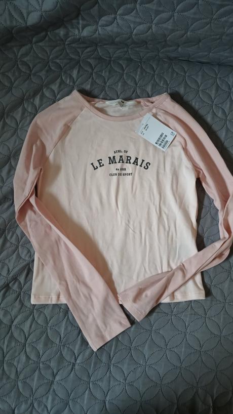 Tričko cropp, h&m,152