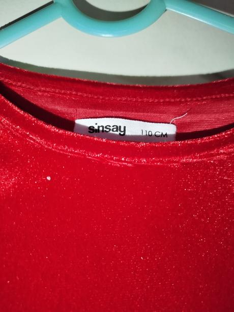 Červené šaty, sinsay,110
