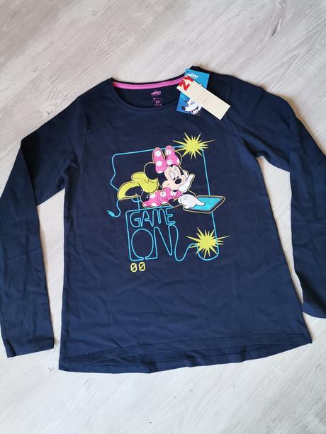 Nové minnie tričko s dlhým rukavom, disney,152
