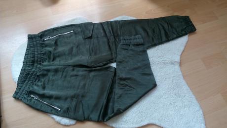 Zara nohavice lesklé, zara,s