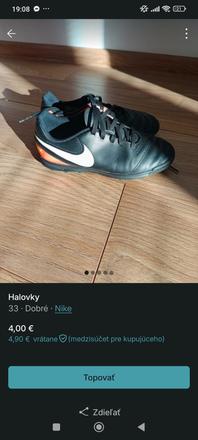Halovky, nike,33