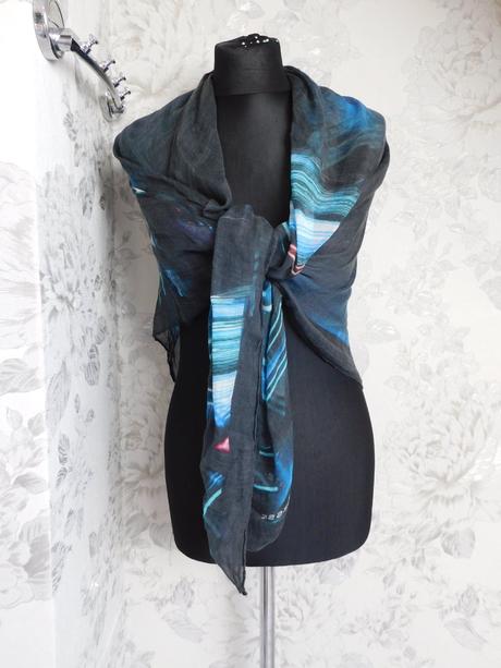 Strenesse luxusna vzdušna šatka, xxl