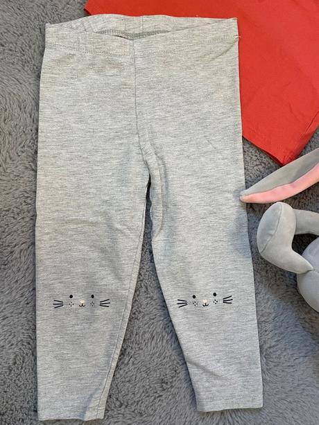 Sety tričko/šaty a zateplené legíny, c&a,98