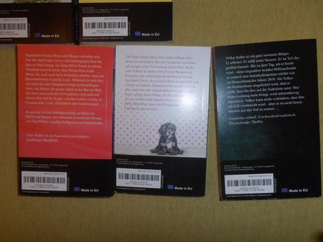 5 x  nemecký román/thriller, 