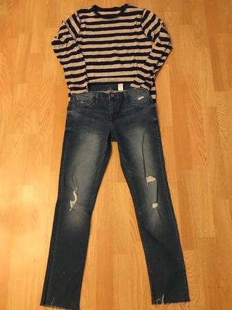 Rifle+tricko, denim,152