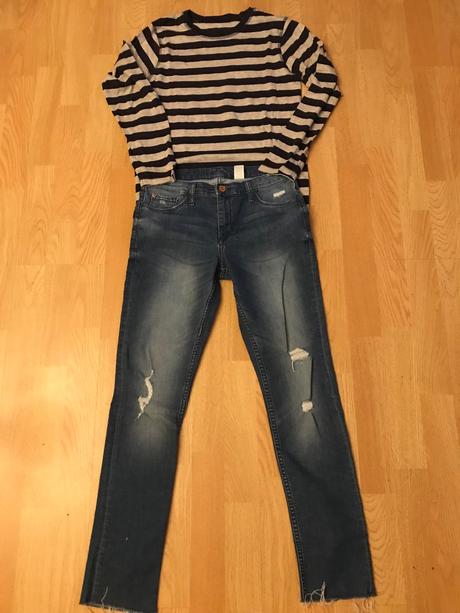 Rifle+tricko, denim,152