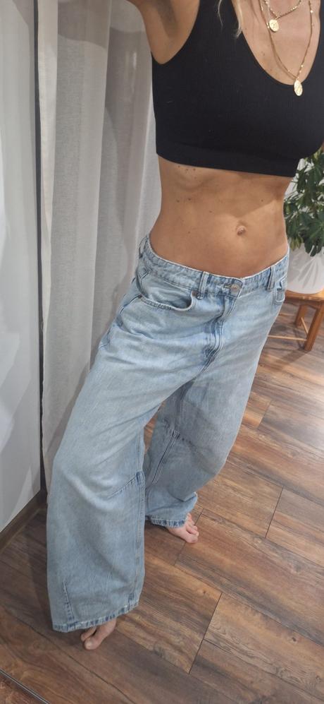 Široke rifle baggy zara vel 40/42, zara,40