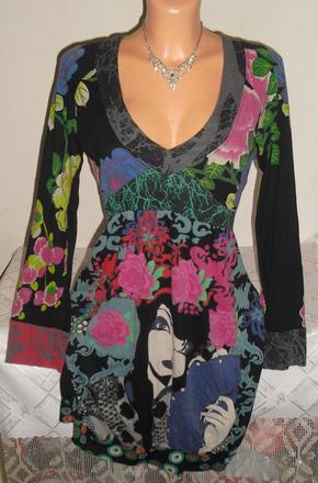 Desigual tunikove saty bavlnene, desigual,s