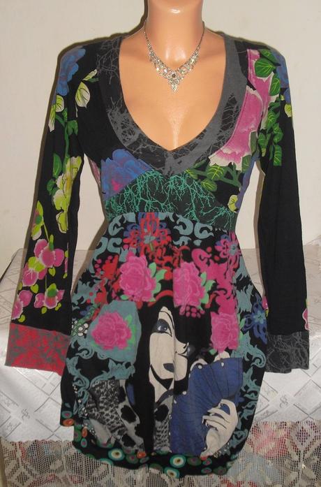 Desigual tunikove saty bavlnene, desigual,s