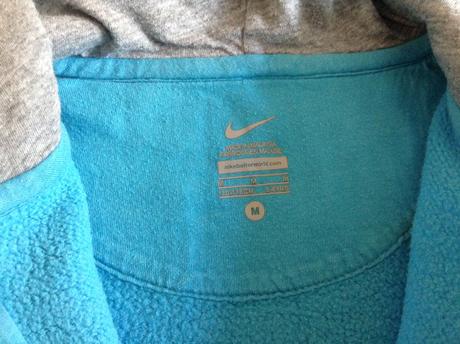 Belasá mikinka na donosenie, 110-116, 5-6r., nike,110