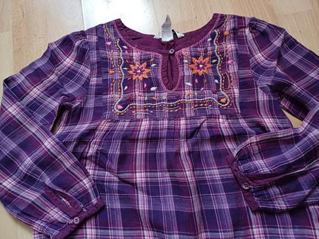 Šaty s výšivkou, h&m,116