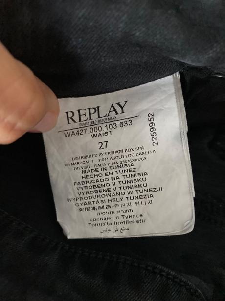 Riflove slim kratasy replay, replay,26