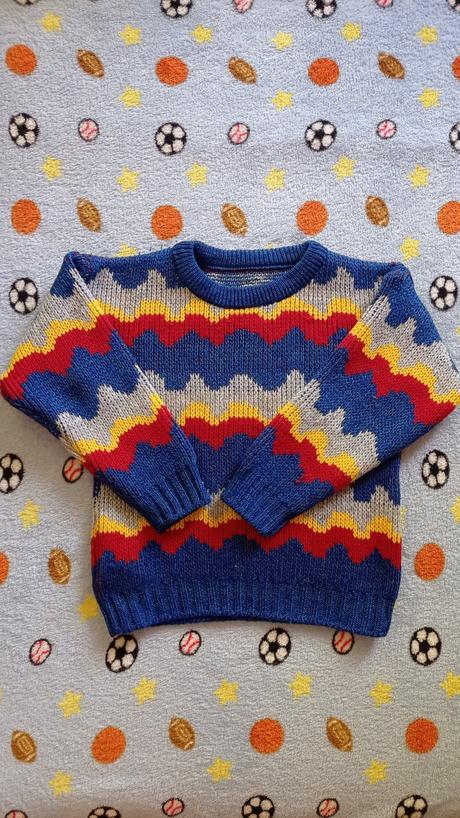 Retro vintage detsky sveter, st michael,104