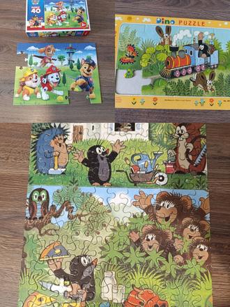 Puzzle krtko a labkova patrola, 