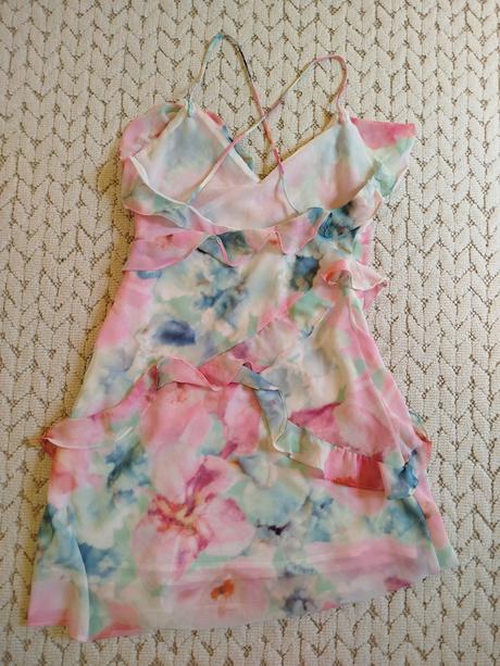 Farebné šaty, zara,s