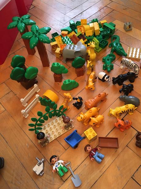 Lego duplo šelmy velka sada -gepard, puma +kocky, 