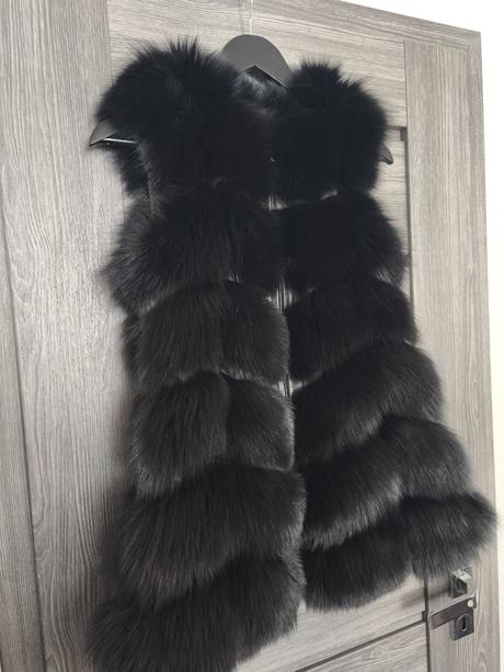 Luxusna vesta z lisky, s