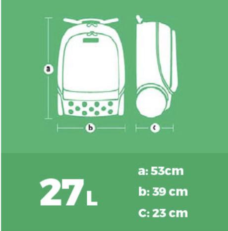 Školská taška s kolieskami nikidom roller,