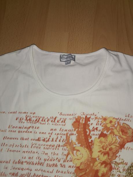 Biele damske tricko, xl