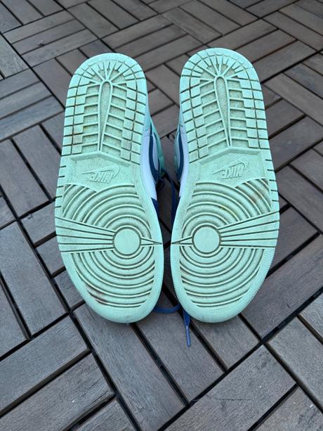 Nike air jordan 1 mid blue mint veľ. 41, air jordan,41