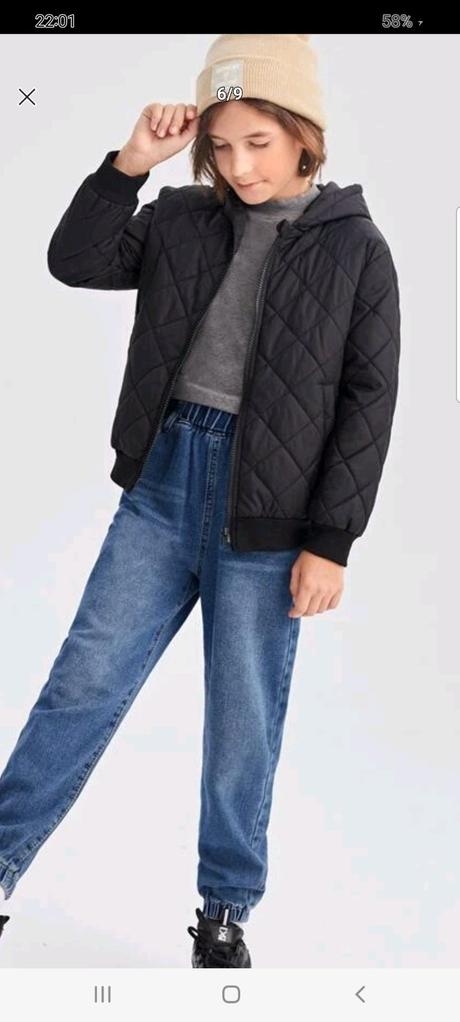 Bunda prešívaná poštovné zadarmo, 128 - 158