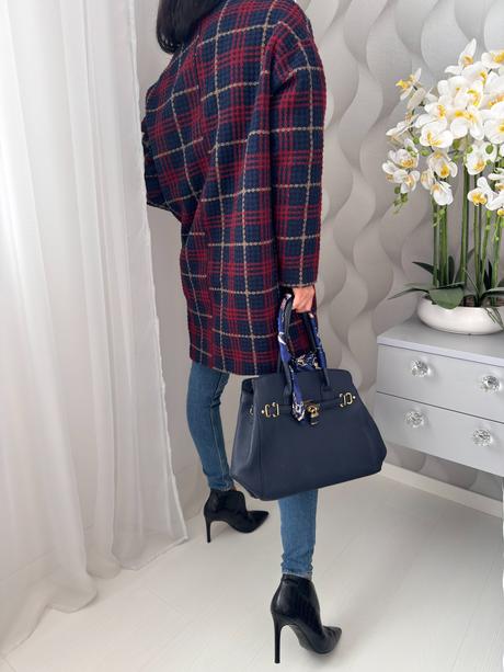 Milano - káro prechodný blazer, m