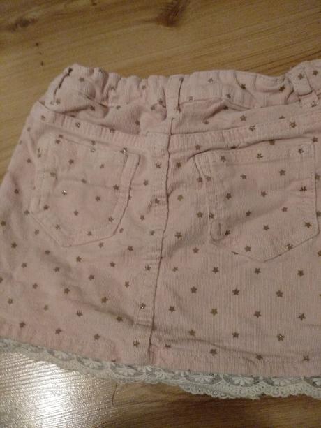 Suknička hm s trblietavou potlačou, h&m,110