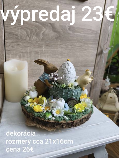 Prekrásna veľkonočná dekorácia na stôl, 