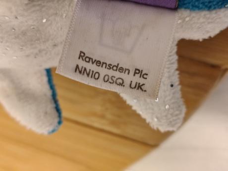 Tyrkysový trblietavý plyšový žralok ravensden 40cm,