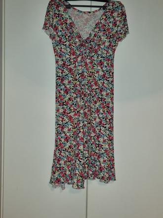Šaty kvetované top stav, s