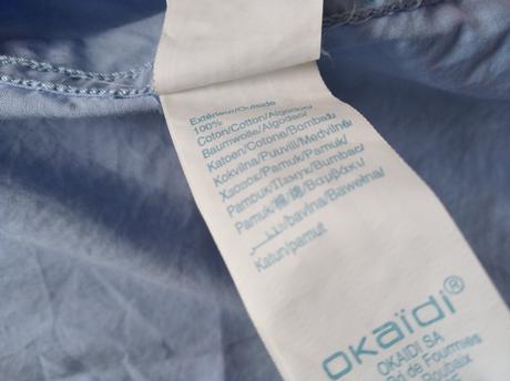 Svetlomodrá košeľa - veľ. 138 / 140, 140