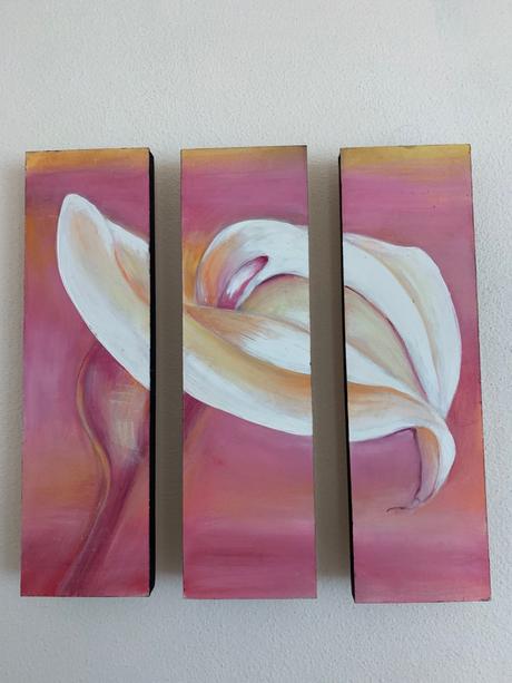 Obraz olejomaľba kala, 