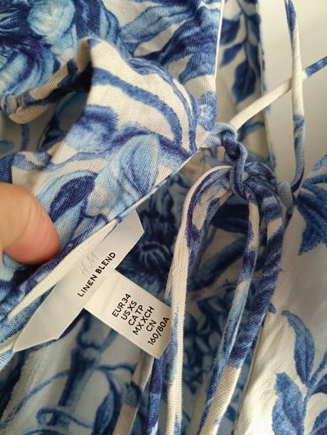 Ľanové letné šaty h&m 34, h&m,34
