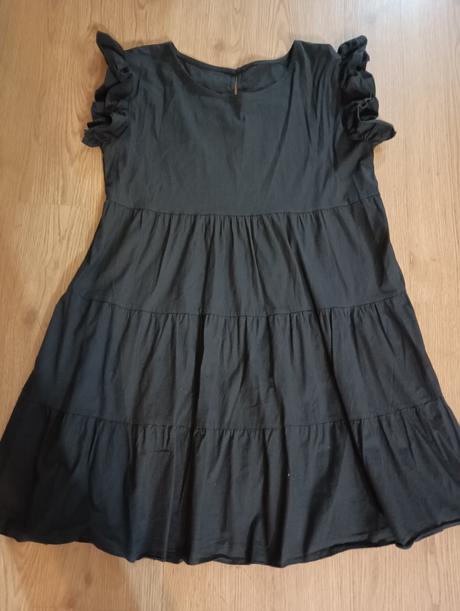 Šaty 2ks (čierne,bledomodré), 