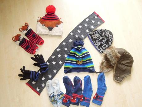 Ponožky, rukavice, šál, čiapka /3-8.rokov/, 104–116