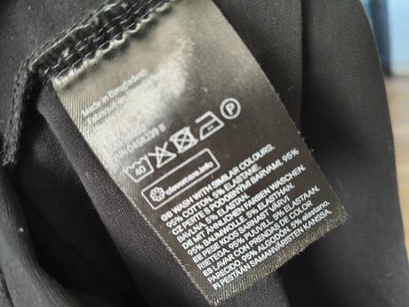 H&m elastické bavlnené šaty m-l, h&m,m