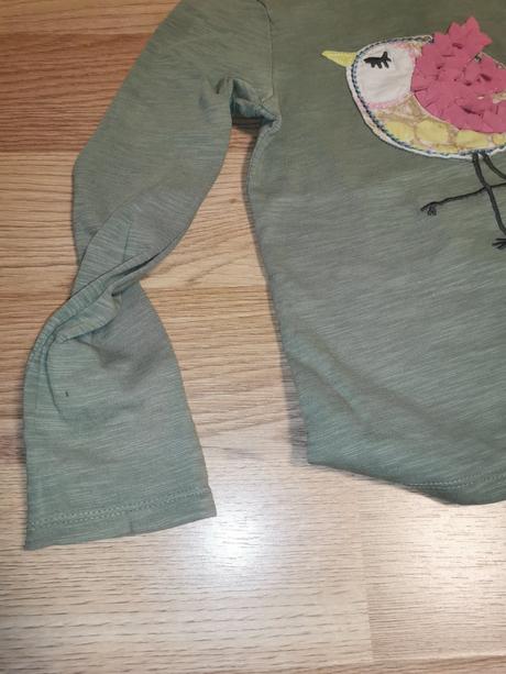 Tričko s vtáčikom + legíny, next,116