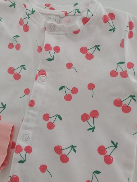 2 x overal s čerešničkami 74/80, name it,74
