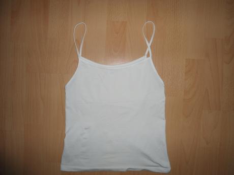 Biele tielko, f&f,xs