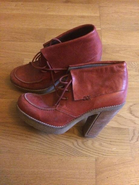 Štýlové kožené topanky, 39