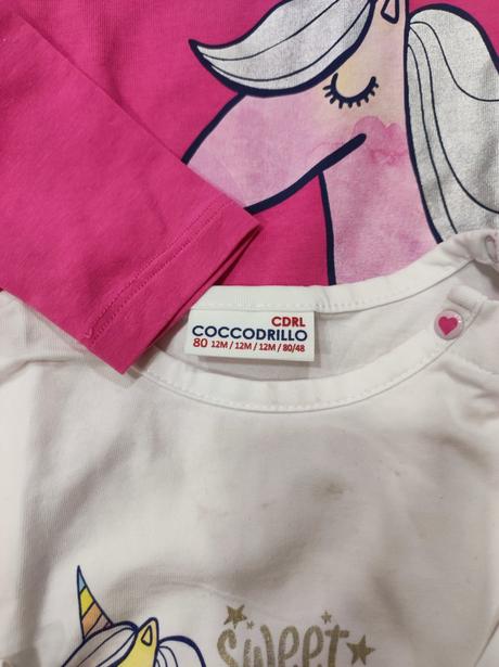 Tričká 3ks, coccodrillo,80