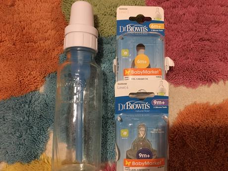 Sklenená fľaša dr brown, 