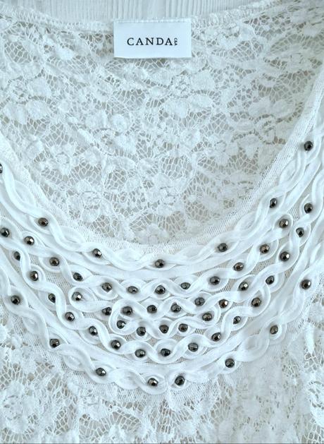 Čipkovaný top, c&a,xl