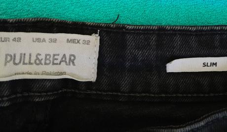 Pull&bear čierne rifle, pull&bear,s